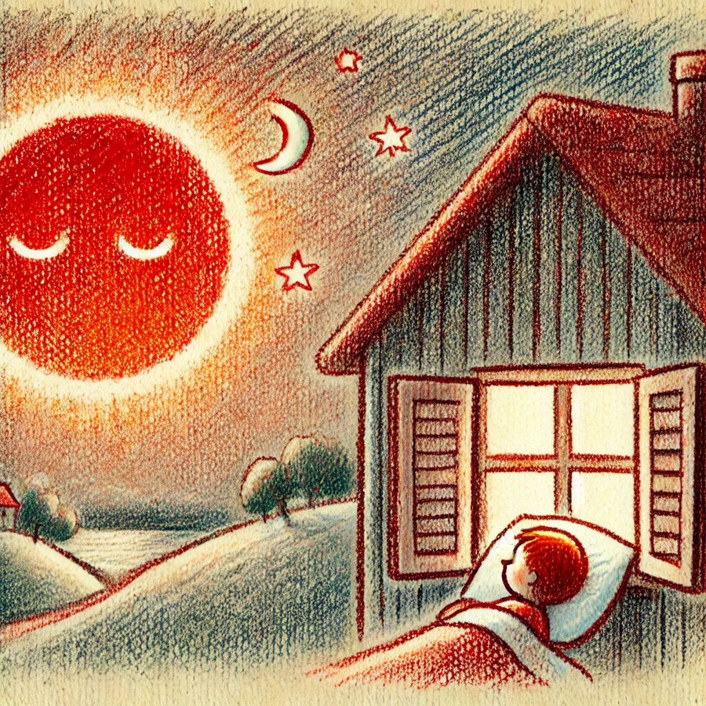 Solen er så rød, mor